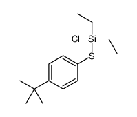 (4-tert-butylphenyl)sulfanyl-chloro-diethylsilane Structure