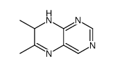 6,7-dimethyl-7,8-dihydropteridine结构式