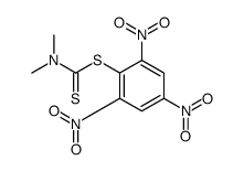 (2,4,6-trinitrophenyl) N,N-dimethylcarbamodithioate结构式