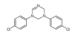 1,3-bis(4-chlorophenyl)-2,4-dihydro-1,3,5-triazine Structure