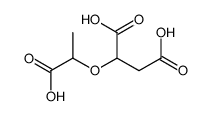 2-(1-carboxyethoxy)butanedioic acid Structure