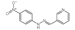 4-nitro-N-(pyridin-3-ylmethylideneamino)aniline Structure