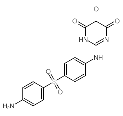 2-[[4-(4-aminophenyl)sulfonylphenyl]amino]-1H-pyrimidine-4,5,6-trione Structure