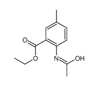 ethyl 2-acetamido-5-methylbenzoate结构式