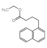 1-Naphthalenebutanoicacid, ethyl ester结构式