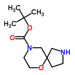 tert-butyl 6-oxa-2,9-diazaspiro[4.5]decane-9-carboxylate Structure