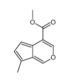7-Methylcyclopenta[c]pyran-4-carboxylic acid methyl ester Structure
