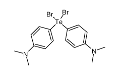4,4'-(dibromo-l4-tellanediyl)bis(N,N-dimethylaniline) Structure