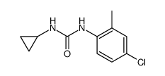 1-(4-Chlor-2-methyl-phenyl)-3-cyclopropyl-harnstoff结构式