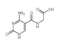Glycine,N-[(4-amino-1,2-dihydro-2-oxo-5-pyrimidinyl)carbonyl]- (9CI)结构式