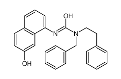 1-benzyl-3-(7-hydroxynaphthalen-1-yl)-1-(2-phenylethyl)urea Structure