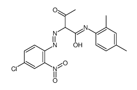 2-[(4-chloro-2-nitrophenyl)azo]-N-(2,4-dimethylphenyl)-3-oxobutyramide structure