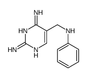 5-(anilinomethyl)pyrimidine-2,4-diamine Structure
