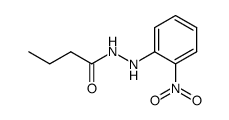Butyric acid N'-(2-nitro-phenyl)-hydrazide Structure
