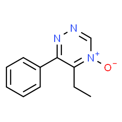 1,2,4-Triazine,5-ethyl-6-phenyl-,4-oxide(9CI) structure