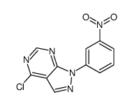 4-chloro-1-(3-nitrophenyl)pyrazolo[3,4-d]pyrimidine Structure