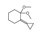 2-cyclopropylidene-1,1-dimethoxycyclohexane结构式