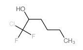 2-Hexanol,1-chloro-1,1-difluoro-结构式