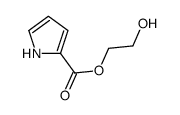 1H-Pyrrole-2-carboxylicacid,2-hydroxyethylester(9CI) structure