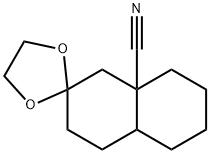 8a-cyano-2-decalone ethylene ketal结构式