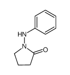 1-(Phenylamino)-2-pyrrolidone结构式