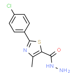 2-(4-Chlorophenyl)-4-methyl-1,3-thiazole-5-carbohydrazide图片