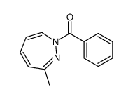 3-Methyl-1-benzoyl-(1H)-1,2-diazepine结构式