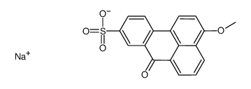3-Methoxy-7-oxo-7H-benz(de)anthracene-9-sulfonic acid sodium salt Structure