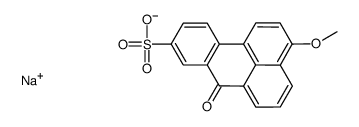 3-Methoxy-7-oxo-7H-benz(de)anthracene-9-sulfonic acid sodium salt结构式