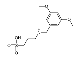 3-[(3,5-dimethoxyphenyl)methylamino]propane-1-sulfonic acid Structure