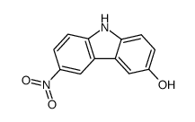 3-Nitro-6-hydroxy-carbazole结构式