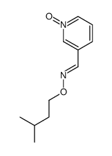 N-(3-methylbutoxy)-1-(1-oxidopyridin-1-ium-3-yl)methanimine Structure