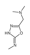 1,3,4-Oxadiazole-2-methanamine,N,N-dimethyl-5-(methylamino)-(9CI) structure