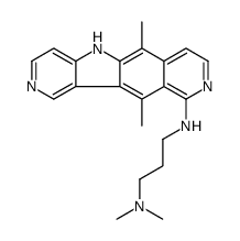 1-(gamma-Dimethylaminopropylamino)-5,11-dimethyl-6H-dipyrido(4,3-b)(3, 4-f)indole [French]结构式