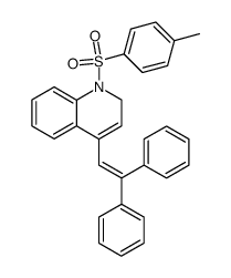 4-(2,2-diphenylvinyl)-1-(p-toluenesulfonyl)-1,2-dihydroquinoline Structure