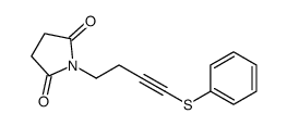 1-(4-phenylsulfanylbut-3-ynyl)pyrrolidine-2,5-dione结构式