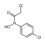 2-chloro-N-(4-chlorophenyl)-N-hydroxyacetamide结构式