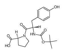 Boc-Tyr-Pro-OH Structure