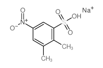 Benzenesulfonic acid, 2,3-dimethyl-5-nitro-, sodium salt(1:1) structure