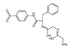 (2S)-2-[[2-[(2-aminoacetyl)amino]acetyl]amino]-N-(4-nitrophenyl)-3-phenylpropanamide Structure
