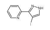 2-(4-碘-1H-3-吡唑基)吡啶结构式
