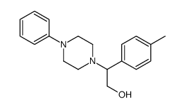 2-(4-methylphenyl)-2-(4-phenylpiperazin-1-yl)ethanol Structure