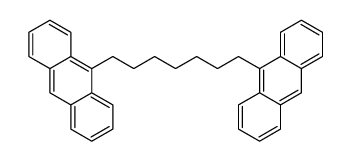 9-(7-anthracen-9-ylheptyl)anthracene Structure