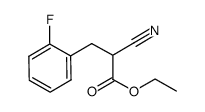 2-cyano-3-(2-fluoro-phenyl)-propionic acid ethyl ester Structure