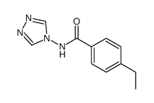 Benzamide, 4-ethyl-N-4H-1,2,4-triazol-4-yl- (9CI)结构式