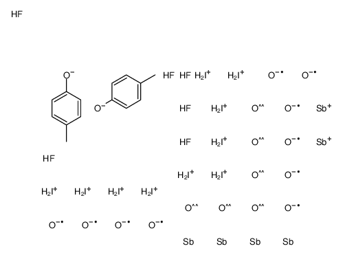 decaiodanium,dioxido(oxo)antimony,(4-methylphenoxy)-oxido-oxoantimony,hexahydrofluoride结构式