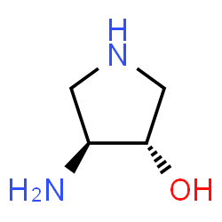 3-Pyrrolidinol,4-amino-,trans-(9CI) Structure
