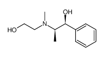 (1RS,2SR)-2-[(2-hydroxy-ethyl)-methyl-amino]-1-phenyl-propan-1-ol Structure