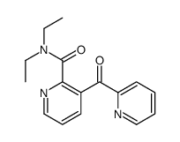 N,N-diethyl-3-(pyridine-2-carbonyl)pyridine-2-carboxamide结构式