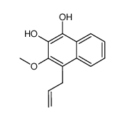 4-allyl-3-methoxy-1,2-naphthalenediol Structure